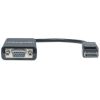 adaptador manhattan displayport m a vga h 15cm activo color negro
