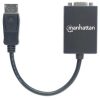 adaptador manhattan displayport m a vga h 15cm activo color negro