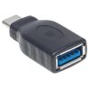 adaptador manhattan usb c 3.1 gen 1 super velocidad cm/ah 5 gbps color negro