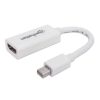 adaptador manhattan pasivo mini displayport a hdmi h color blanco