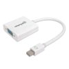 adaptador manhattan mini displayport m a vga h activo color blanco
