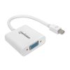 adaptador manhattan mini displayport m a vga h activo color blanco