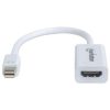 adaptador manhattan mini displayport a hdmi color blanco
