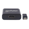 adaptador manhattan activo mini displayport m a hdmi h 4k a 60hz color negro
