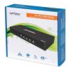 adaptador manhattan video splitter hdmi 4k a 60hz 4 puertos color negro