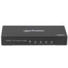 adaptador manhattan video splitter hdmi 4k a 60hz 4 puertos color negro