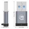 adaptador usb c v3.2 gen1 am ch 5gbps 3a aluminio gris espacial/negro