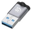 adaptador usb c v3.2 gen1 am ch 5gbps 3a aluminio gris espacial/negro