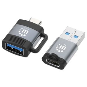 adaptador manhattan usb c v3.2 gen1 a c y c a 2 pzas