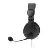 audífonos manhattan estéreo usb micrófono ajustable control integrado color negro