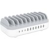estacion de carga manhattan usb c/usb a 10 disp 120w