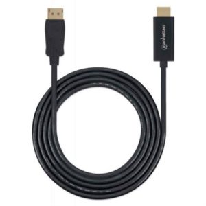cable manhattan displayport/hdmi m m 1080p1m color negro