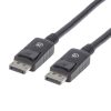 cable manhattan displayport m m blindado 2m color negro