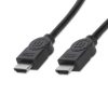 cable manhattan hdmi m m alta velocidad blindado 1m color negro