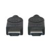 cable manhattan hdmi 1.4 m m alta velocidad canal ethernet blindado 2m color negro