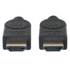cable manhattan hdmi 2.1 8k m m ultra alta velocidad 2m color negro