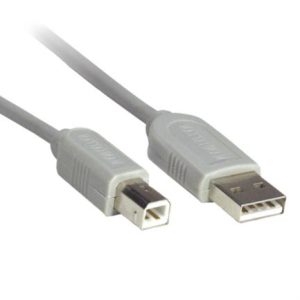 cable manhattan usb a b 4.5m color gris