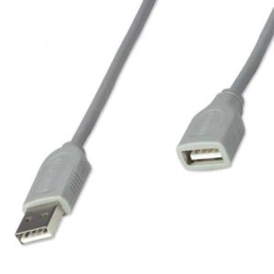 cable manhattan usb a a extensión 4.5m color gris