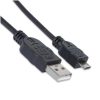 cable manhattan usb micro b alta velocidad pvc 1.8m color negro