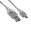 cable manhattan usb mini b alta velocidad 2.0 a mini b 1.8m color plata