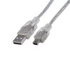 cable manhattan usb mini b alta velocidad 2.0 a mini b 1.8m color plata