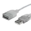 cable manhattan usb 2.0 alta velocidad 1.8m color plata