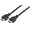 cable manhattan hdmi alta velocidad con ethernet blindado 2m color negro