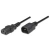 cable manhattan alimentación monitor a cpu 1.8m color negro