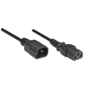 cable manhattan alimentación monitor a cpu 1.8m color negro