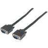cable manhattan hd15 m m para monitor svga 3m color negro