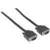 cable manhattan hd15 m m para monitor svga 3m color negro
