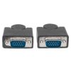 cable manhattan hd15 m m para monitor svga 4.5m color negro