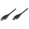 cable manhattan usb a 2.0 alta velocidad 1.8m color negro