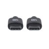 cable manhattan usb c 2.0 alta velocidad 1m color negro