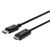 cable manhattan displayport/hdmi m 4k 3m color negro