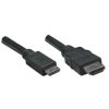cable manhattan mini hdmi m a hdmi m alta velocidad 1.8m color negro