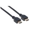 cable manhattan hdmi m m alta velocidad con ethernet 1m color negro