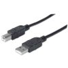 cable manhattan usb 2.0 a b alta velocidad 5m color negro