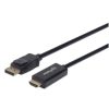 cable manhattan displayport m a hdmi m 4k 1.8m color negro