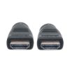 cable manhattan hdmi m m alta velocidad ethernet 8m color negro
