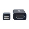 cable manhattan mini displayport a hdmi 1080p 1.8m color negro
