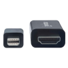 cable manhattan mini displayport m m 4k a 60hz 1.8m color negro