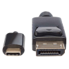 cable manhattan adaptador usb c a displayport 4k a 60hz 2m color negro