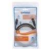 cable manhattan dispositivos usb c 3.1 súper velocidad 2m color negro