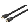 cable manhattan hdmi plano alta velocidad con ethernet 10m color negro