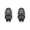 cable manhattan audio digital Óptico toslink m m 1m color negro