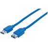 cable manhattan usb v3.2 ext tipo a 1.0m azul 5gb