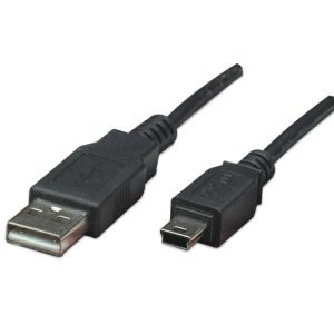 cable manhattan usb v2.0 a mini b 0.9m negro