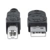 cable manhattan usb v2.0 a b 0.9m negro
