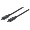 cable manhattan usb c v3.2 c c 1.0m 10gbps 100w